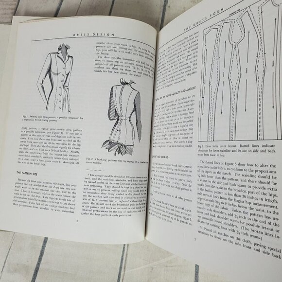 Vintage M.S. Hillhouse Dress Design Draping and Flat Pattern Making Hardcover - Picture 7 of 16